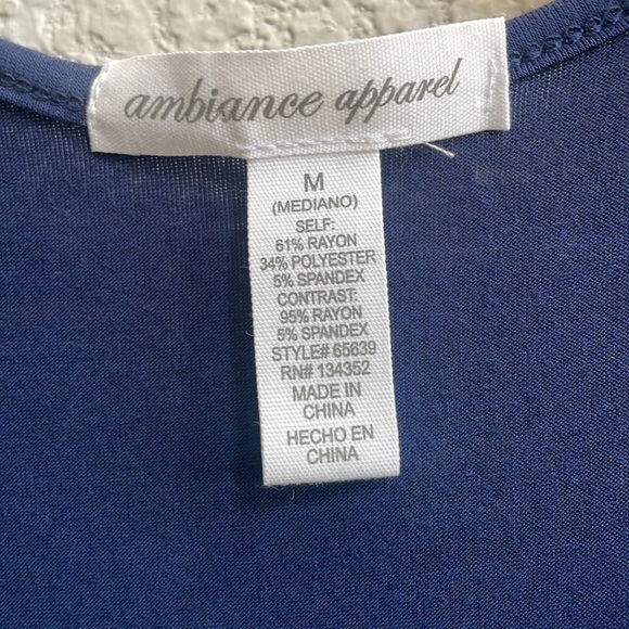 Ambiance women’s layered blouse - Picture 2 of 4